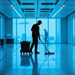 cleaning-crew-mopping-office-corridor Large